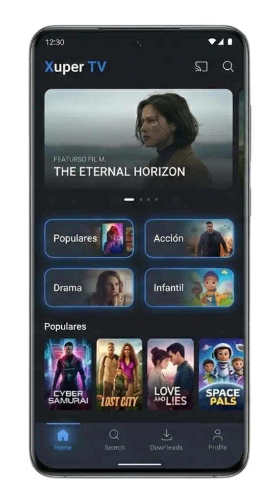 Xuper Tv App Interface 3